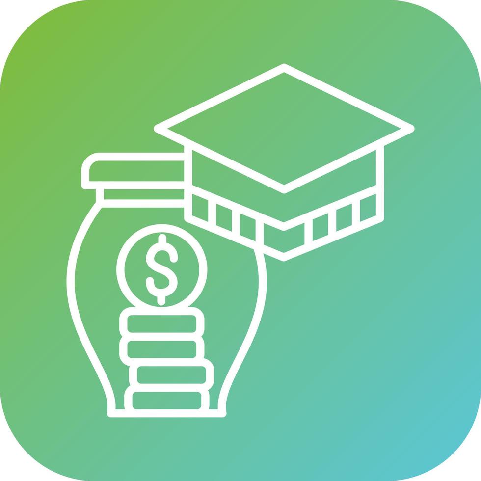 Education Savings Vector Icon Style