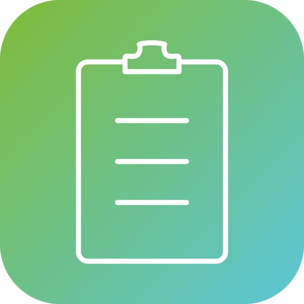 Clipboard Vector Icon Style