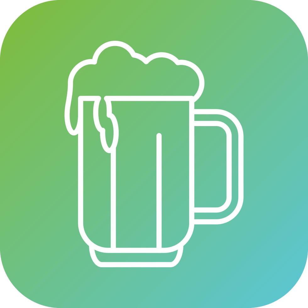 Beer Mug Vector Icon Style