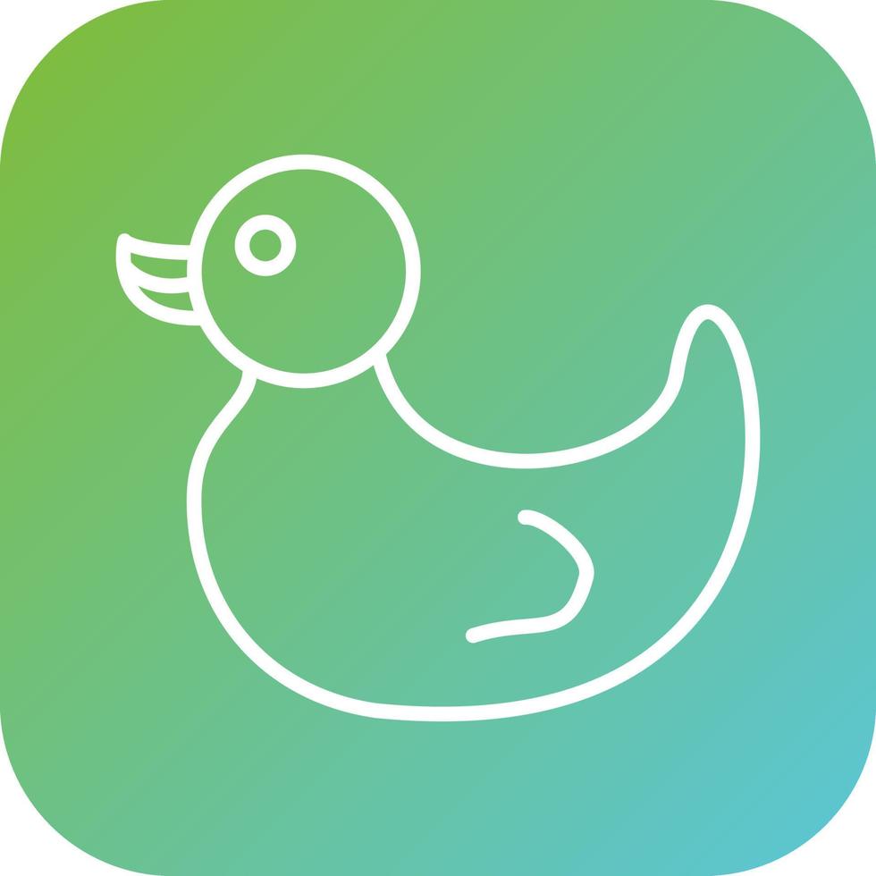 Duckling Vector Icon Style