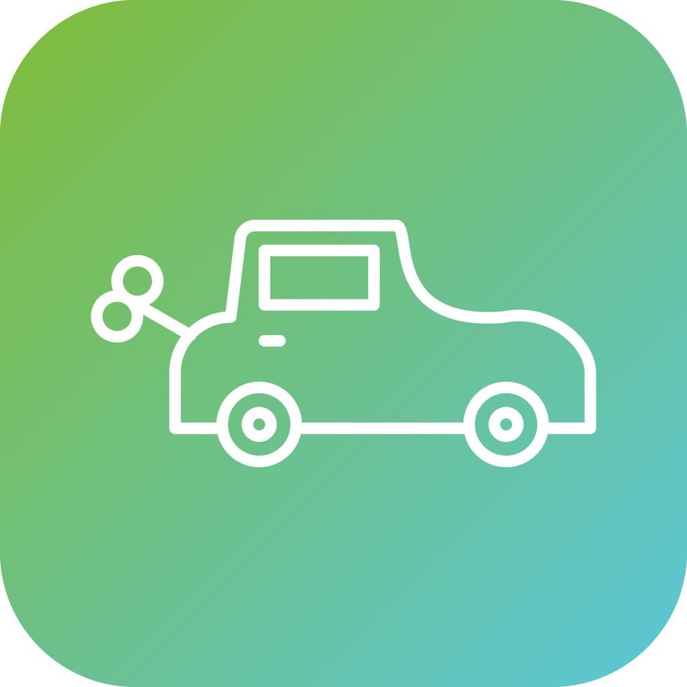 Toy Car Vector Icon Style