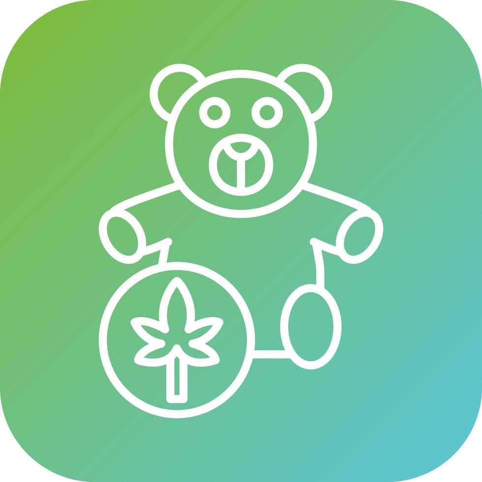 Cbd Gummies Vector Icon Style