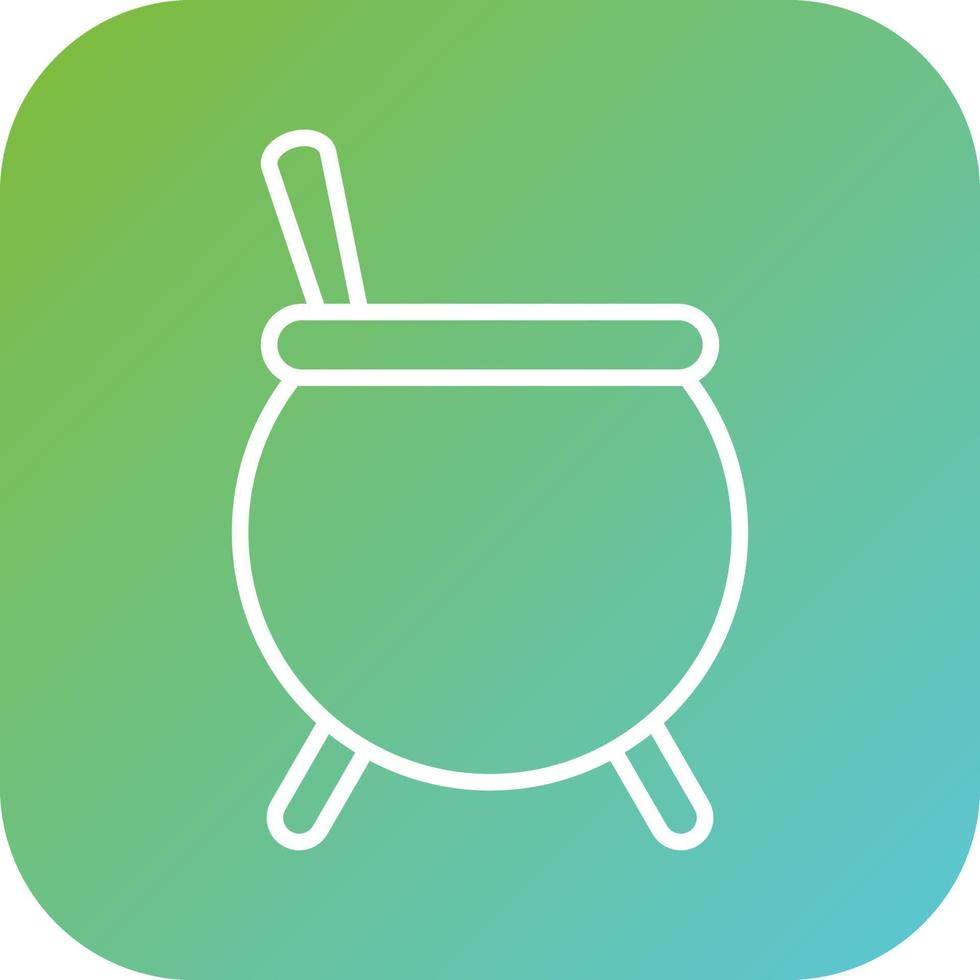 Cauldron Vector Icon Style