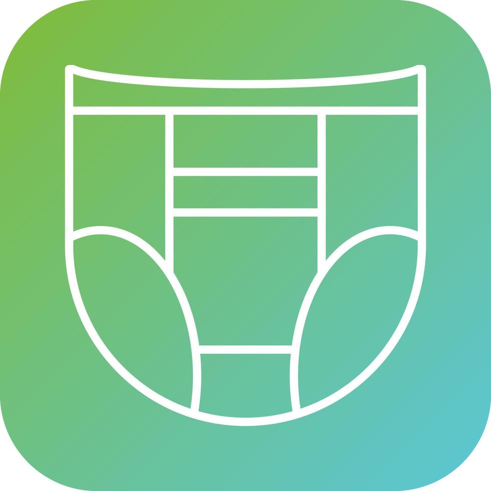 Diaper Vector Icon Style