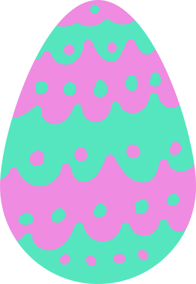 egg design illustration isolated on transparent background png