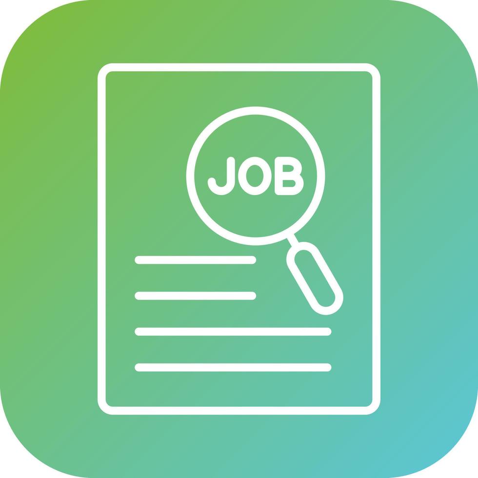 Job Description Vector Icon Style