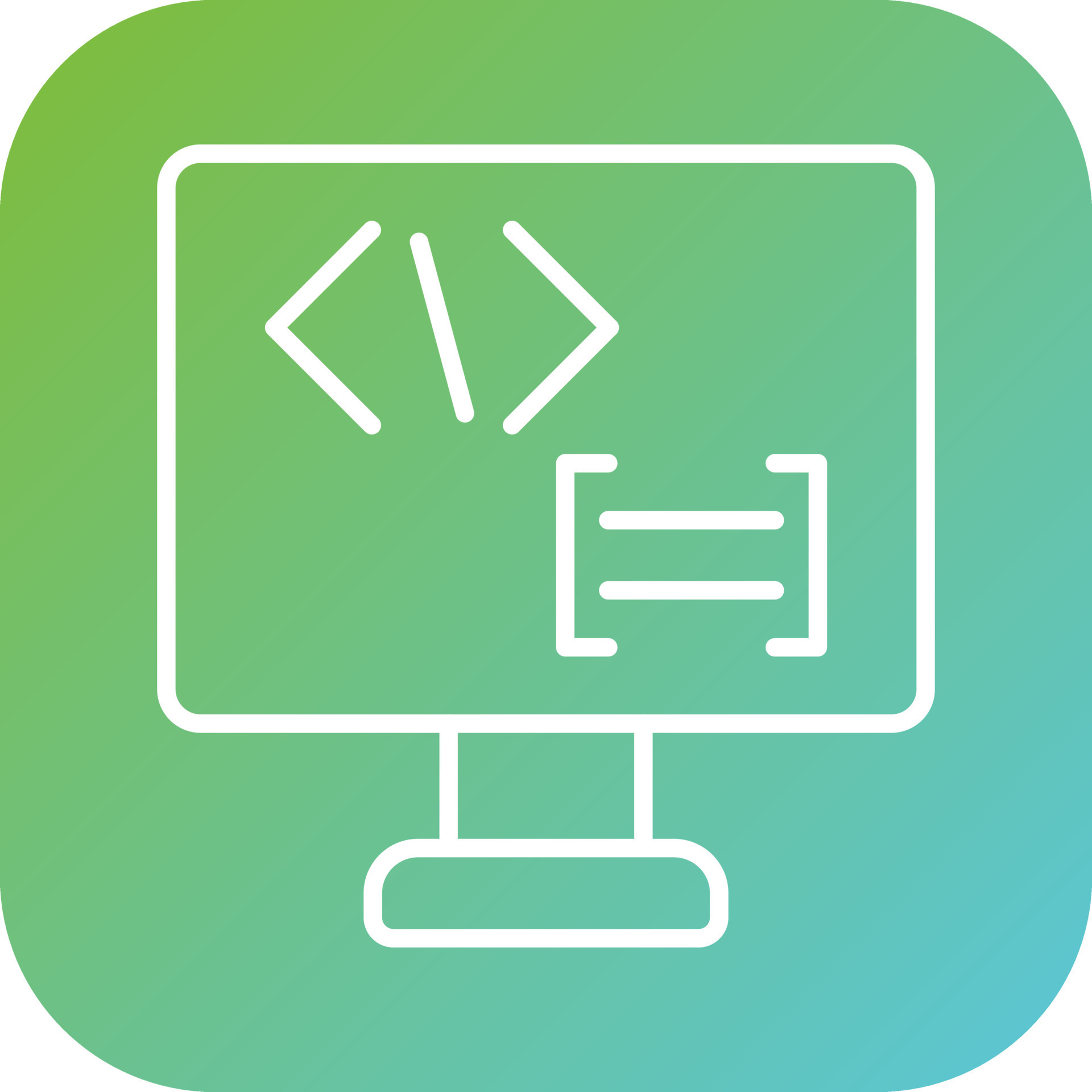 Coding Language Vector Icon Style 22296415 Vector Art at Vecteezy