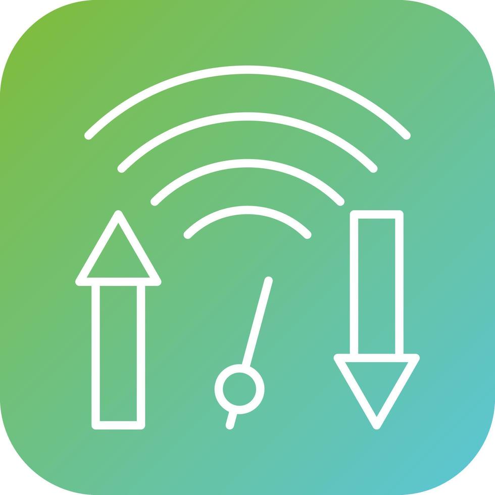 Bandwidth Vector Icon Style