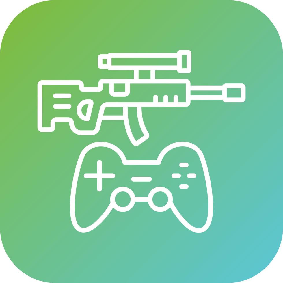 Action Game Vector Icon Style