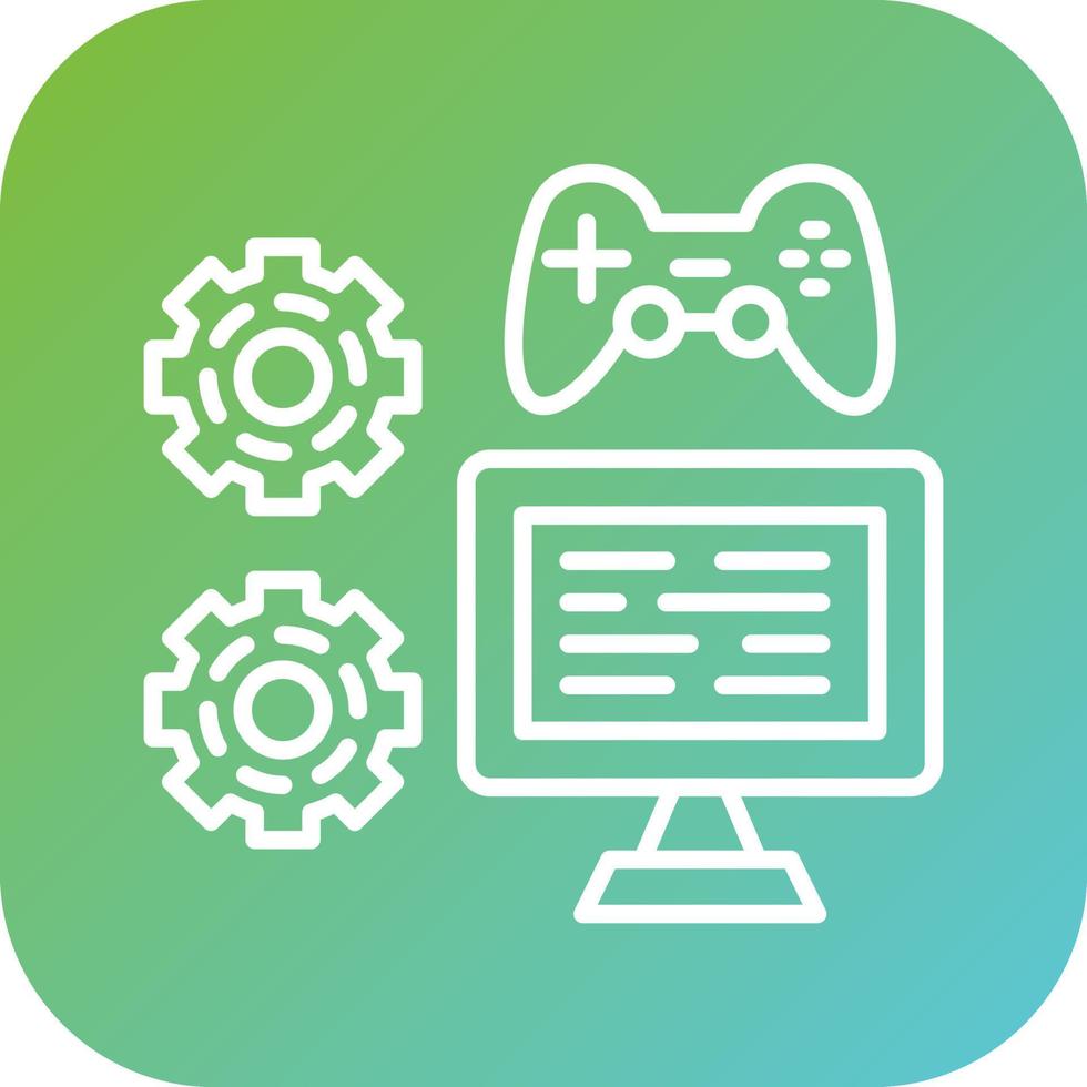 Game Mod Manager Vector Icon Style