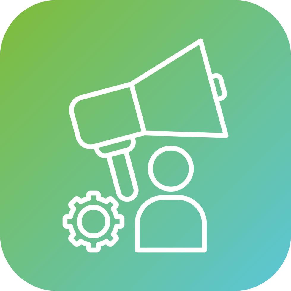 General Solicitation Vector Icon Style