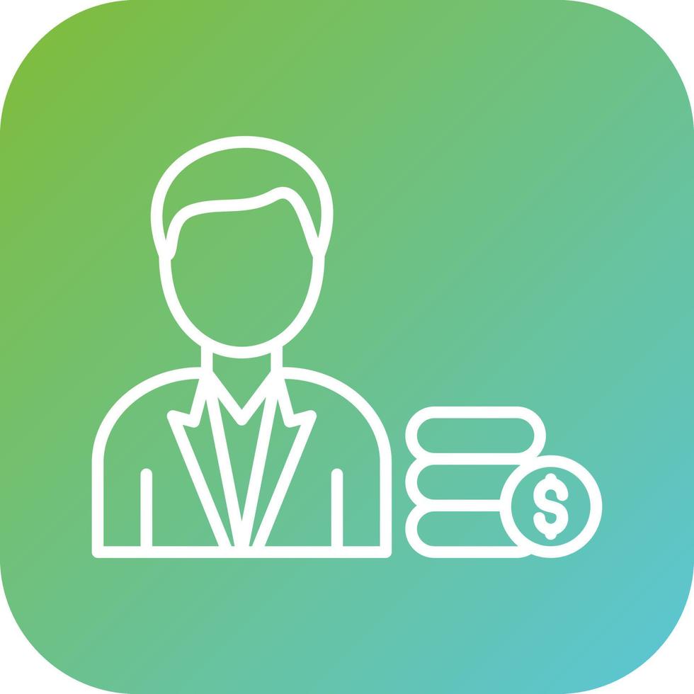 Broker Dealer Vector Icon Style