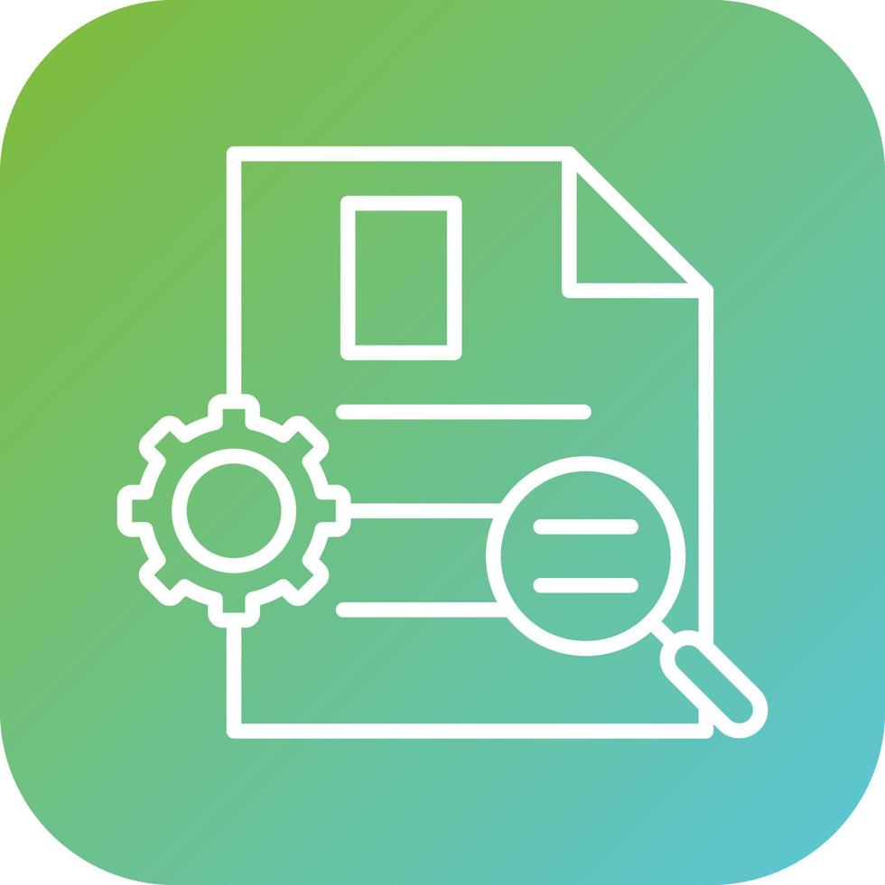 Backer Report Vector Icon Style