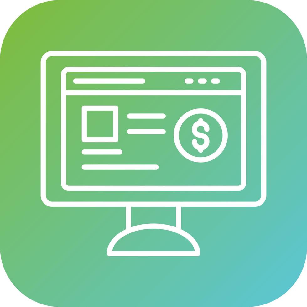 Crowdfunding Portal Vector Icon Style