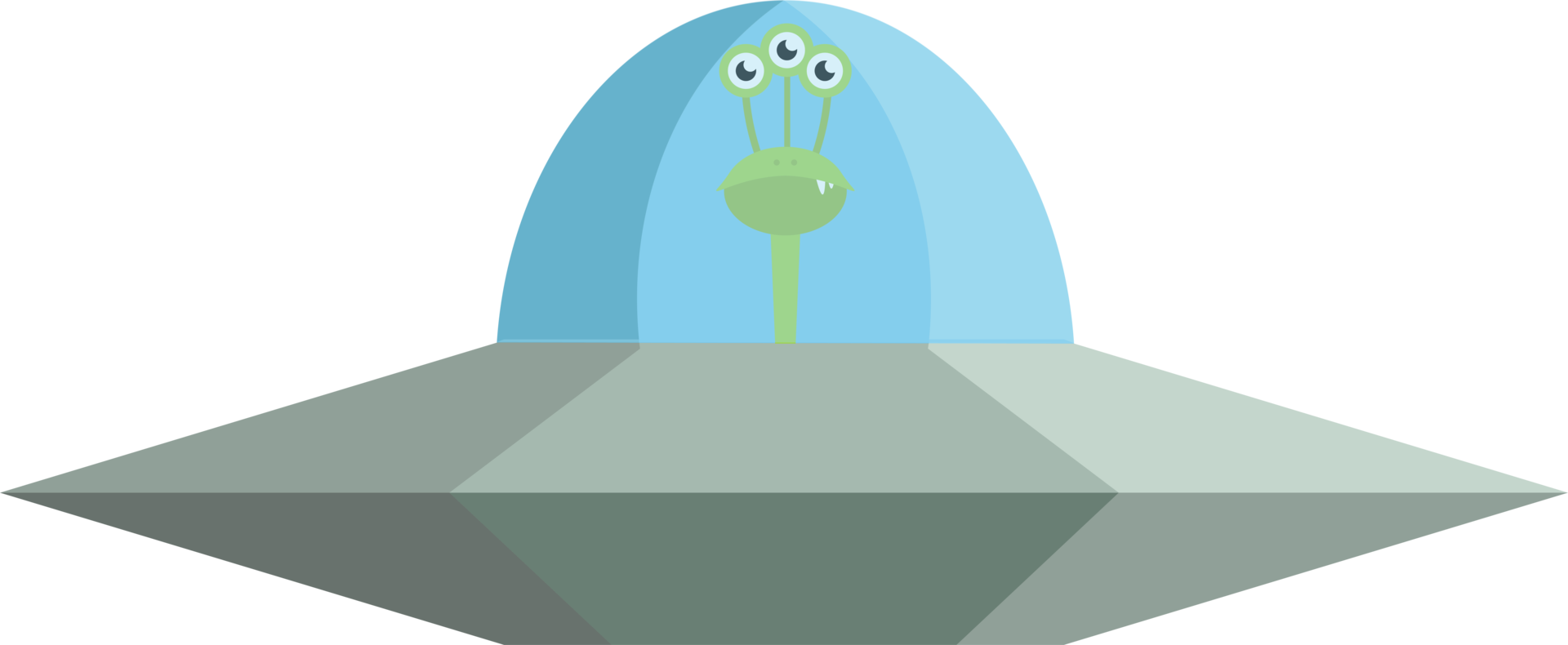 alien design illustration isolated on transparent background png