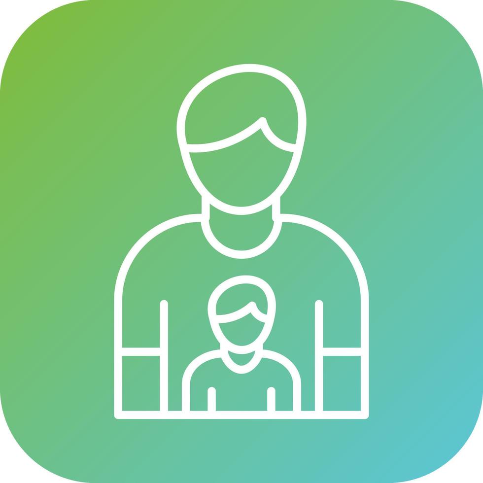 Model Male Vector Icon Style