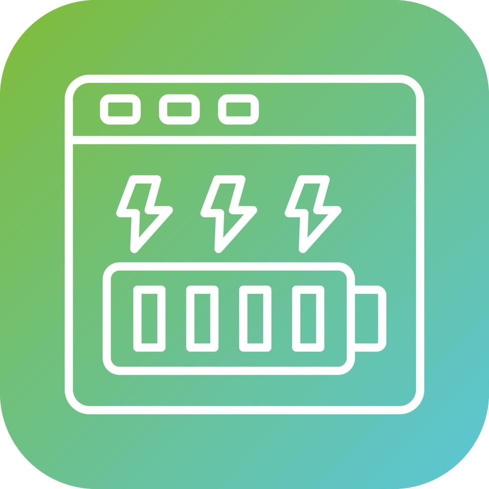 Energy Bar Vector Icon Style