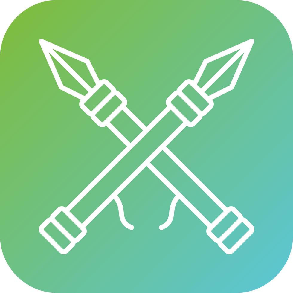 Lance Vector Icon Style