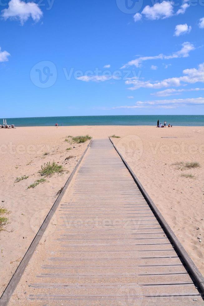 Scenic coastal view photo