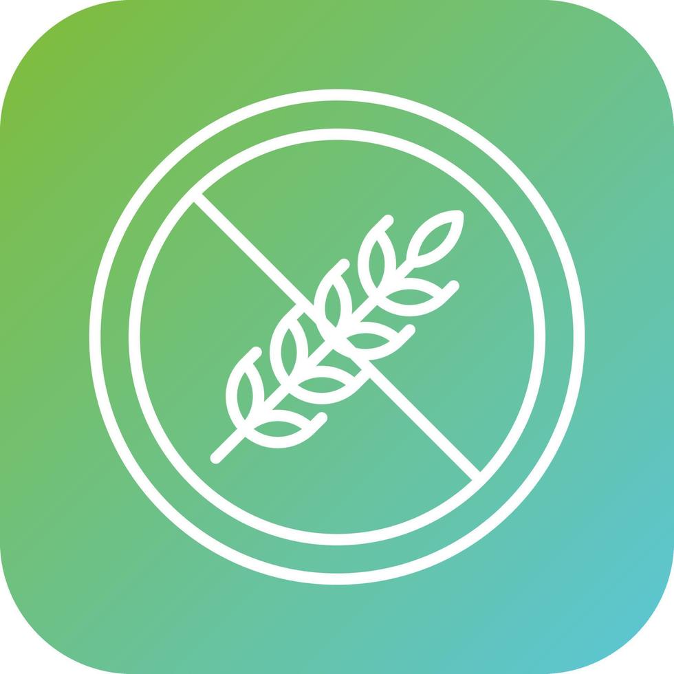 Gluten Free Vector Icon Style