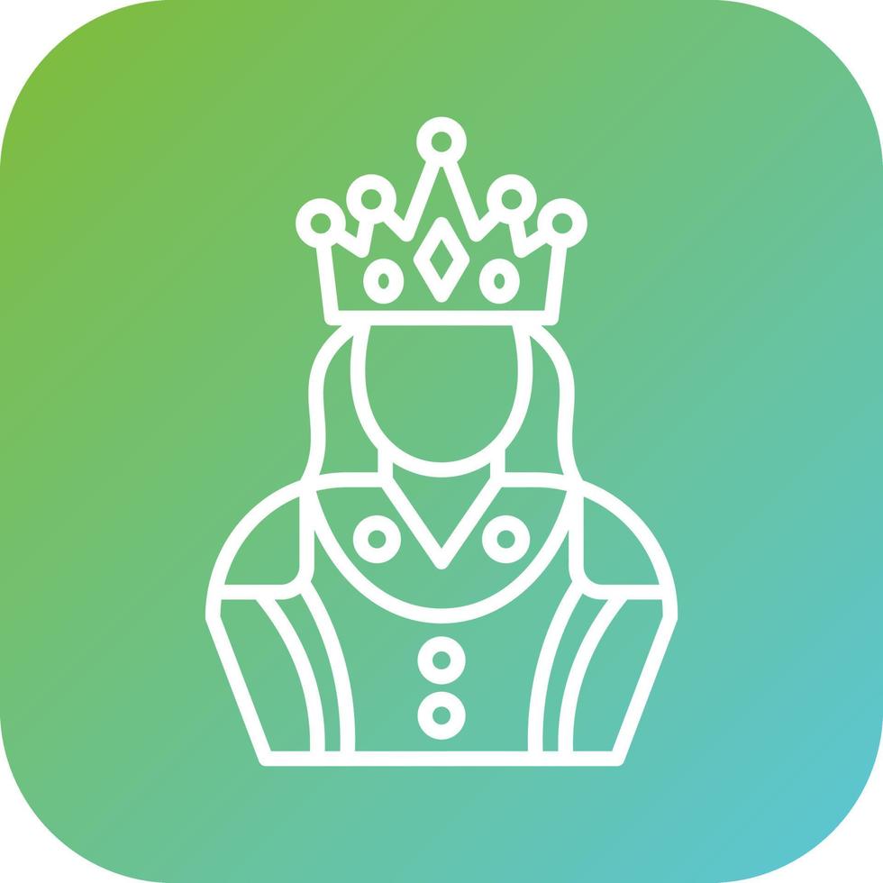 Queen Vector Icon Style