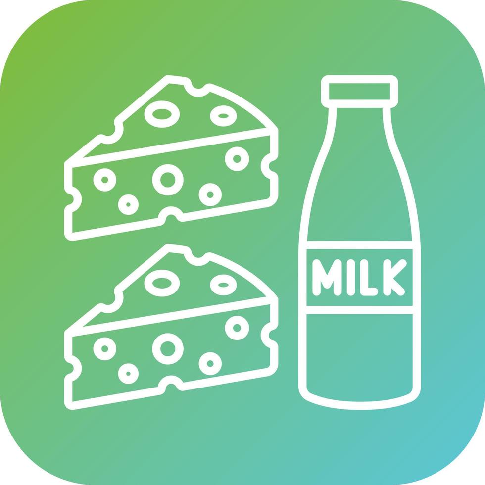 Dairy Vector Icon Style