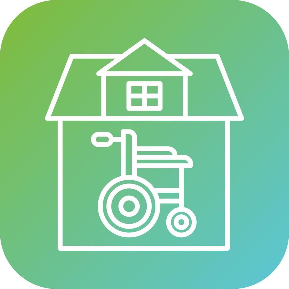 Hospice Vector Icon Style