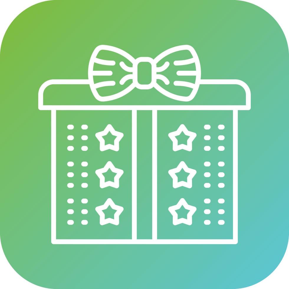 Gift Box Vector Icon Style