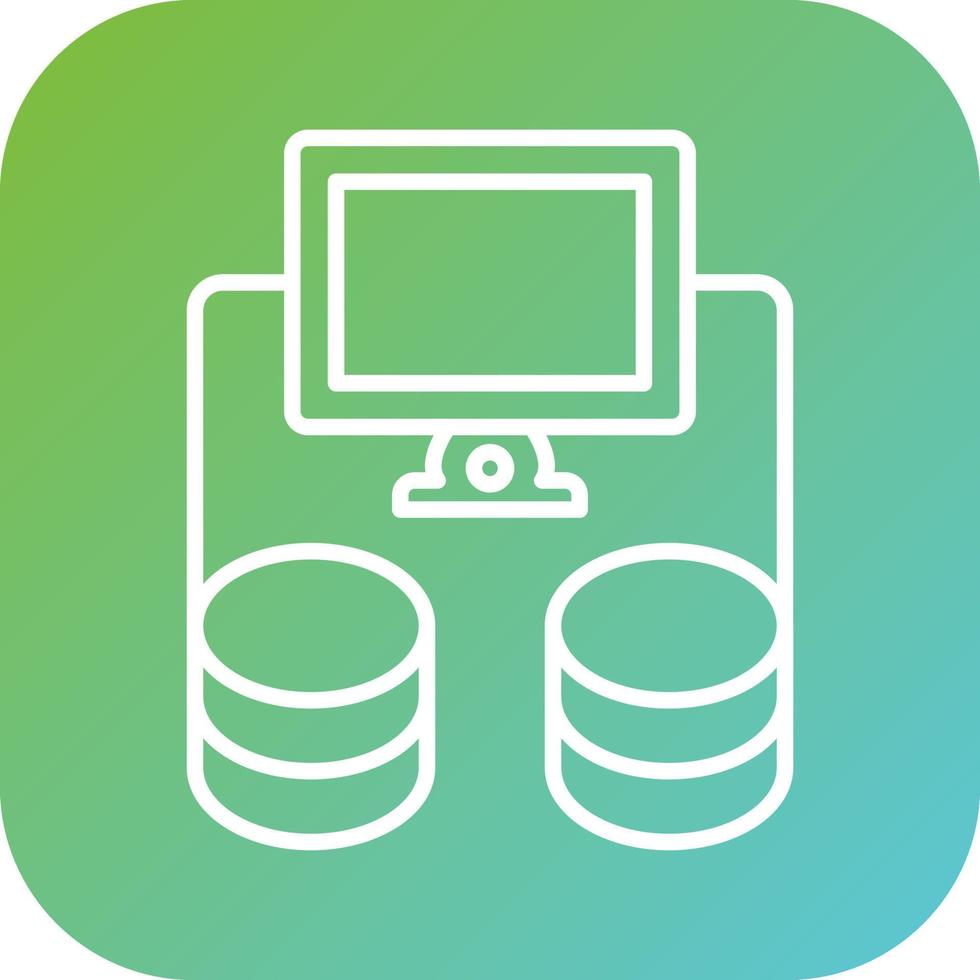 Database Vector Icon Style