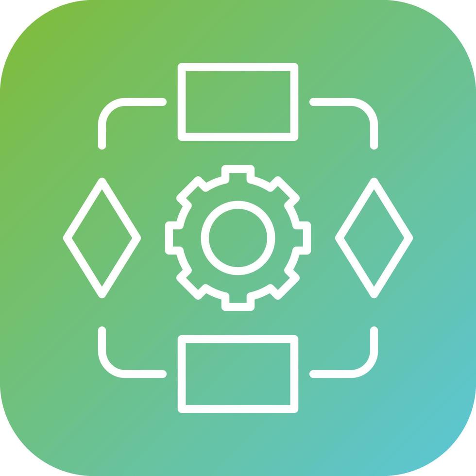 Algorithm Vector Icon Style