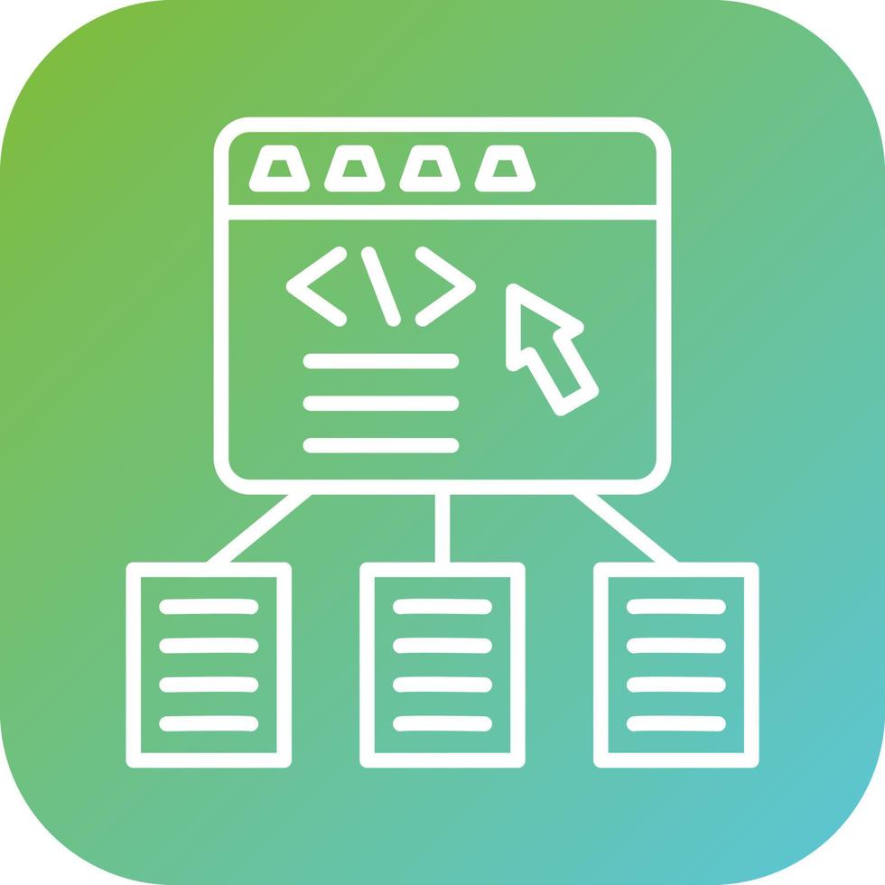 Code Framework Vector Icon Style
