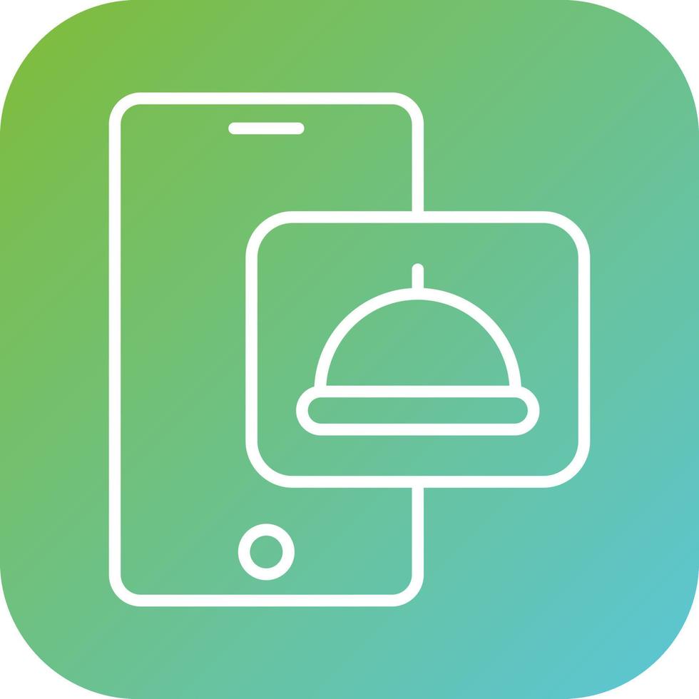 Food App Vector Icon Style