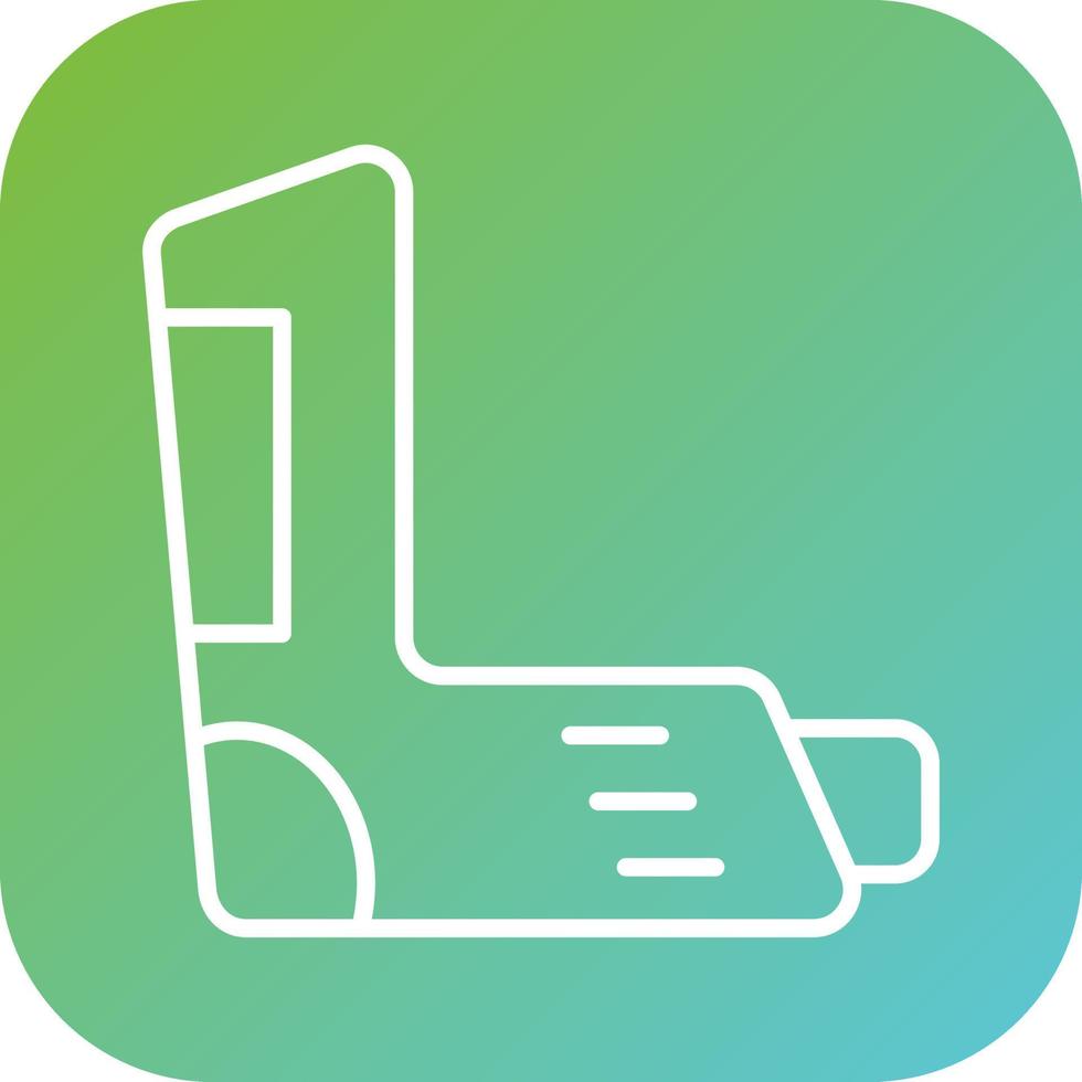 Inhaler Vector Icon Style