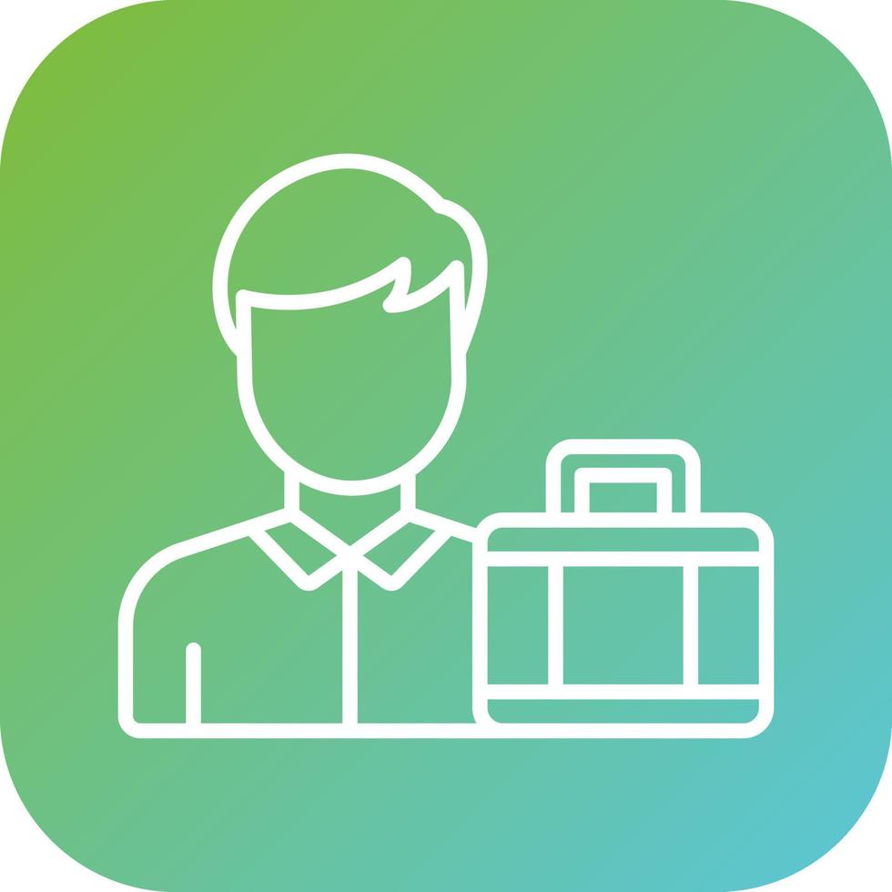 Passenger Vector Icon Style