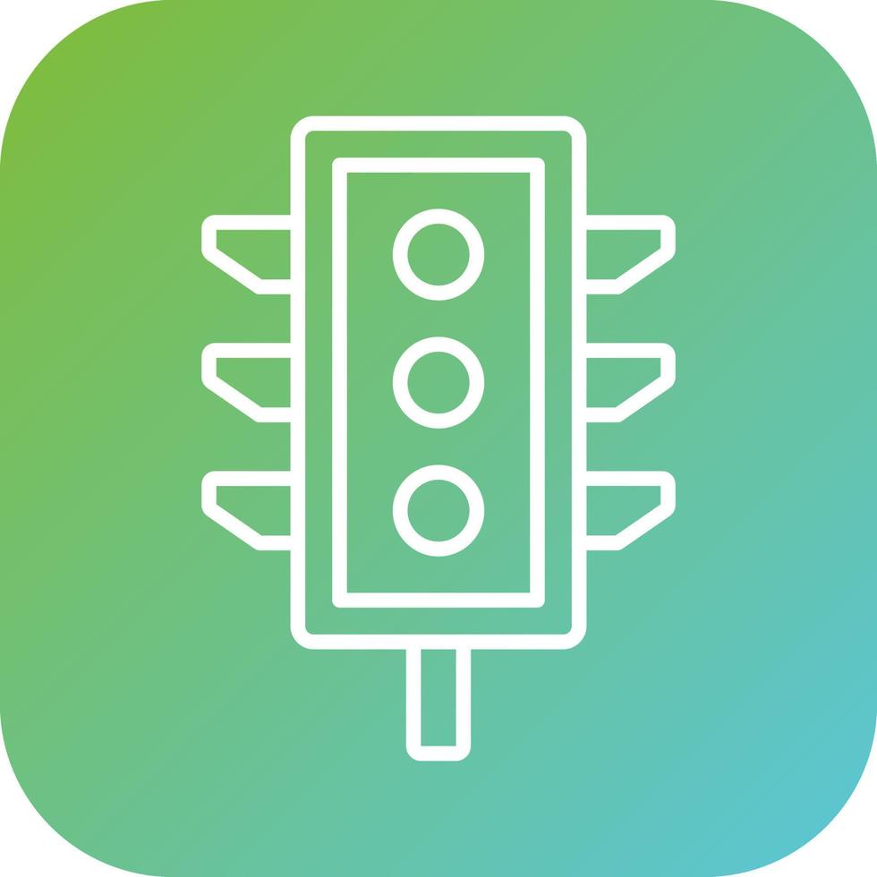 Traffic Light Vector Icon Style