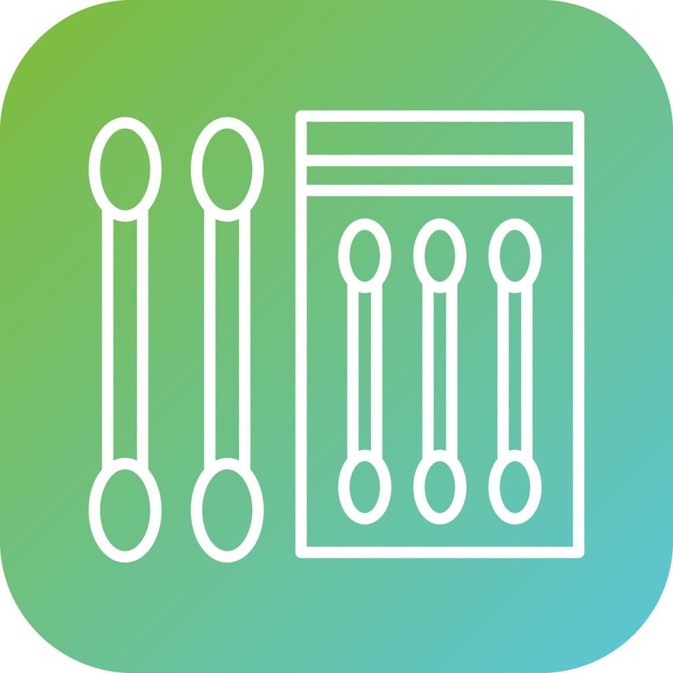 Cotton Swabs Vector Icon Style