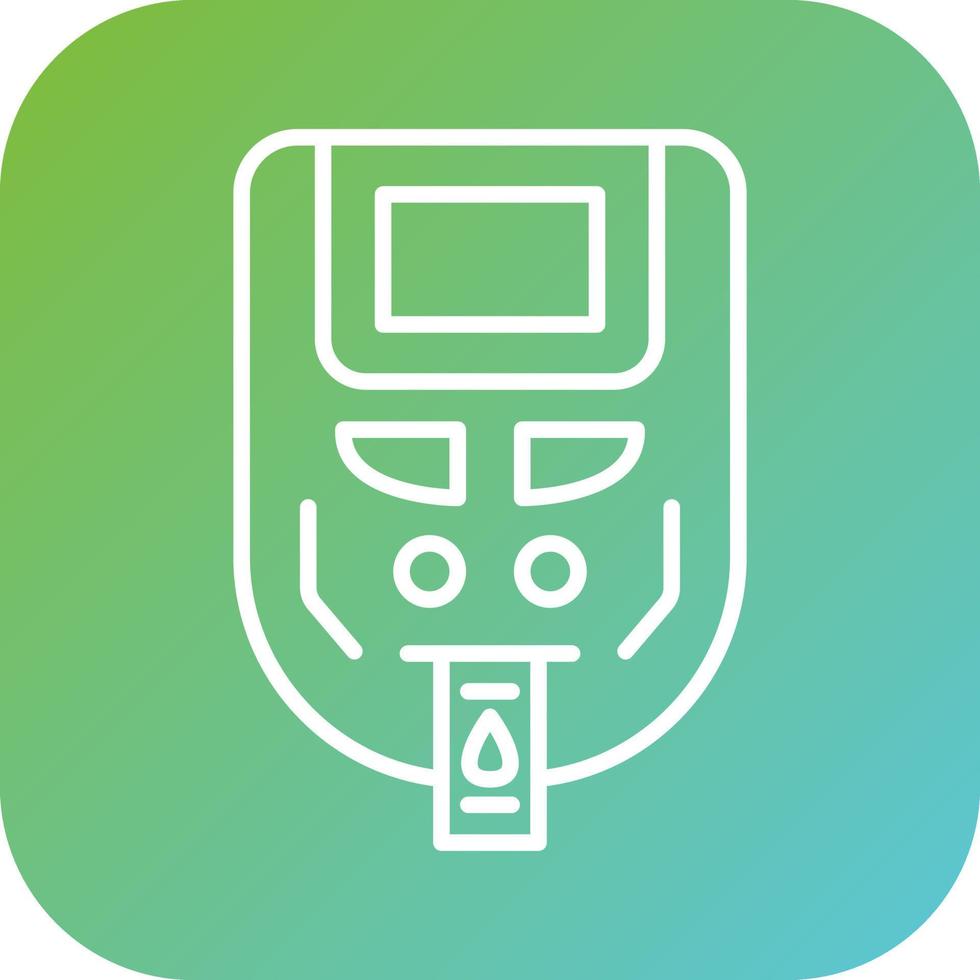 Glucometer Vector Icon Style
