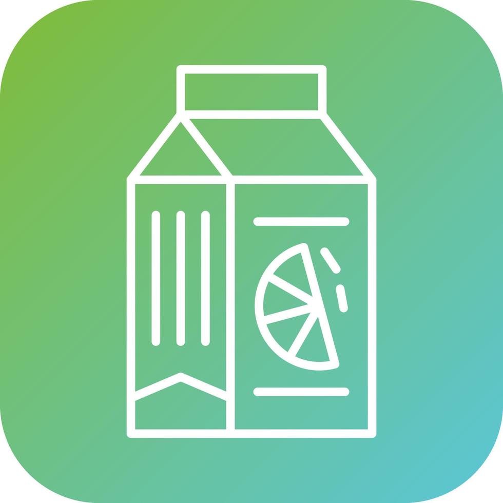 Juice Box Vector Icon Style