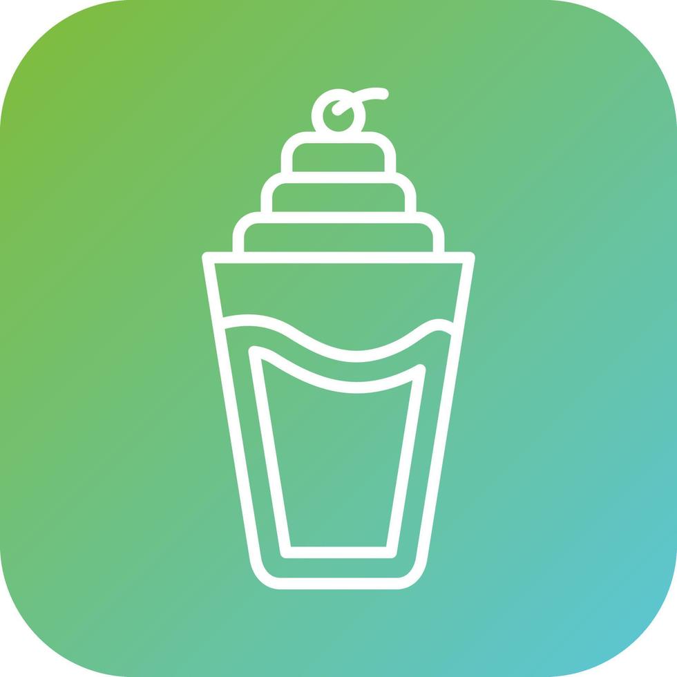 Cream Soda Vector Icon Style