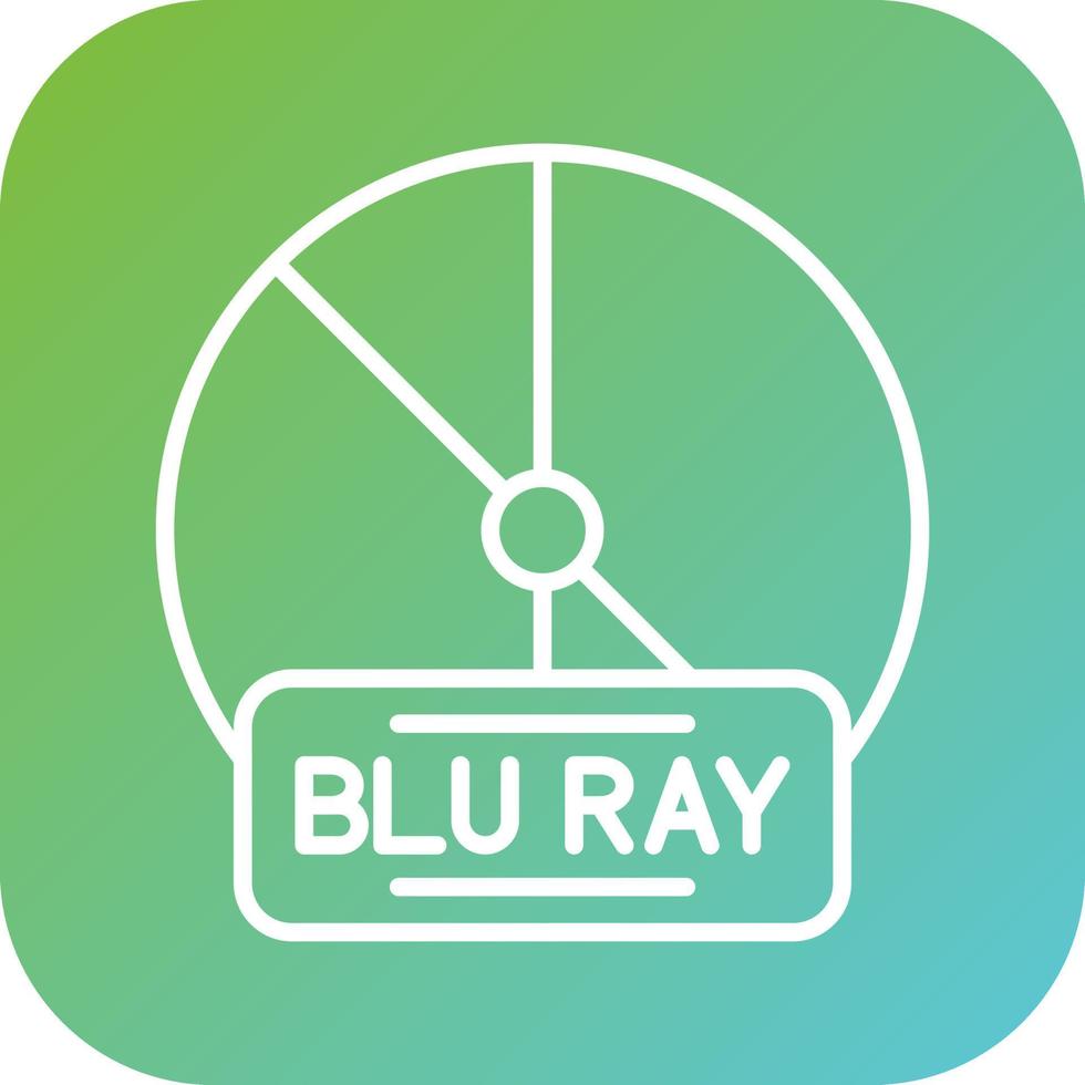 blu rayo vector icono estilo