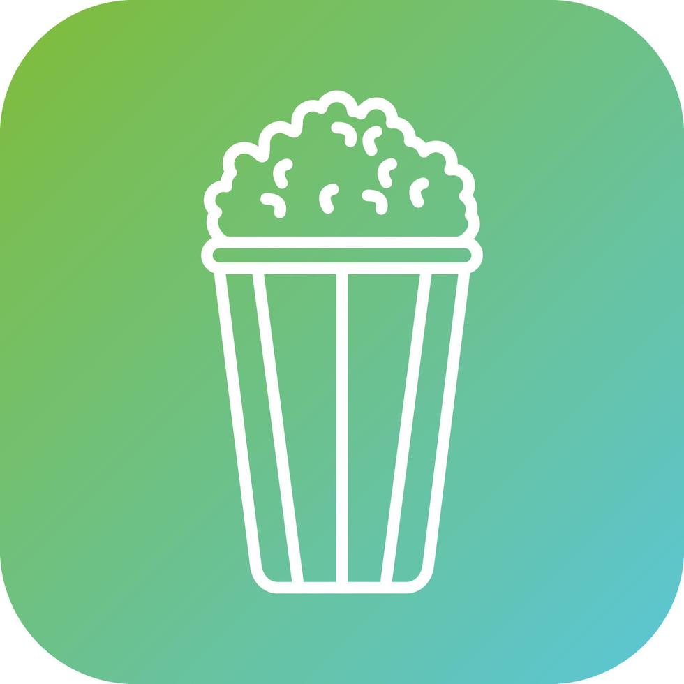 Popcorn Vector Icon Style