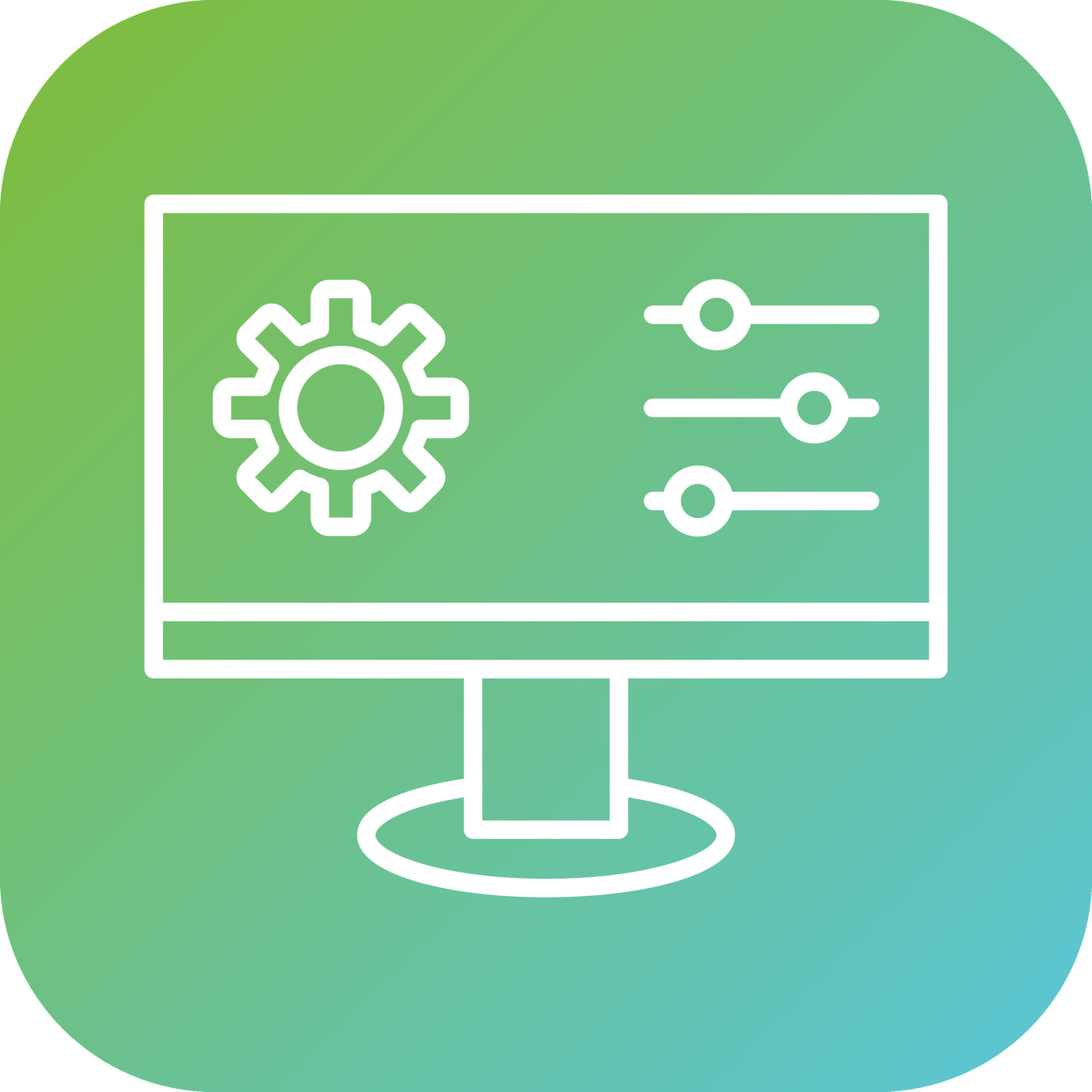 Control Panel Vector Icon Style 22297742 Vector Art at Vecteezy