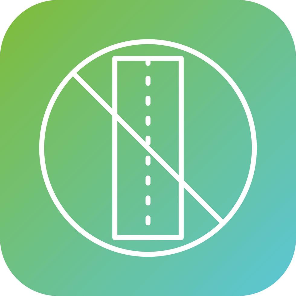 Sealed Road Vector Icon Style
