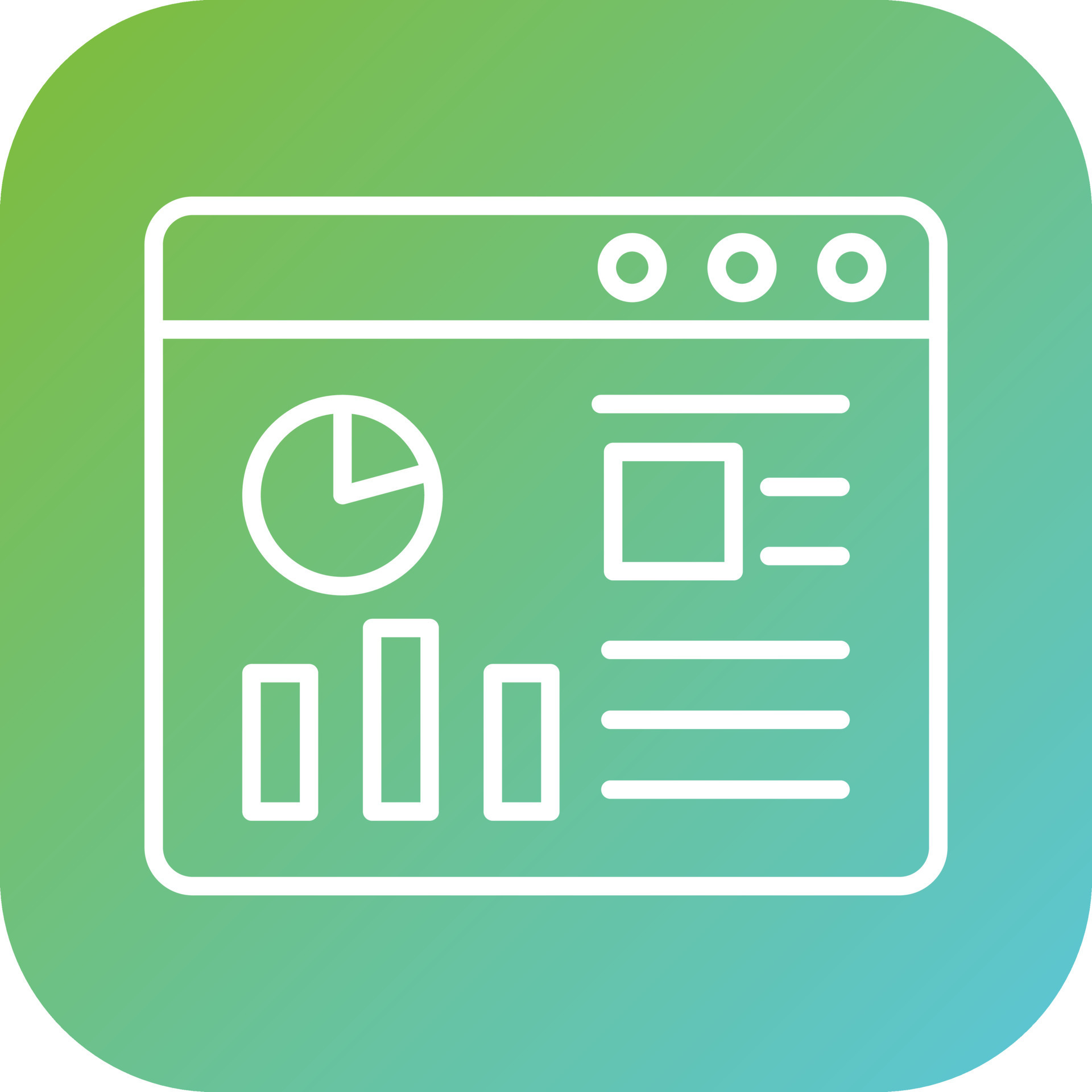 Website Dashboard Vector Icon Style 22297877 Vector Art at Vecteezy