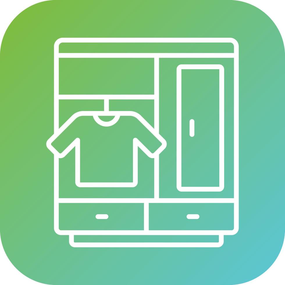 Wardrobe Vector Icon Style