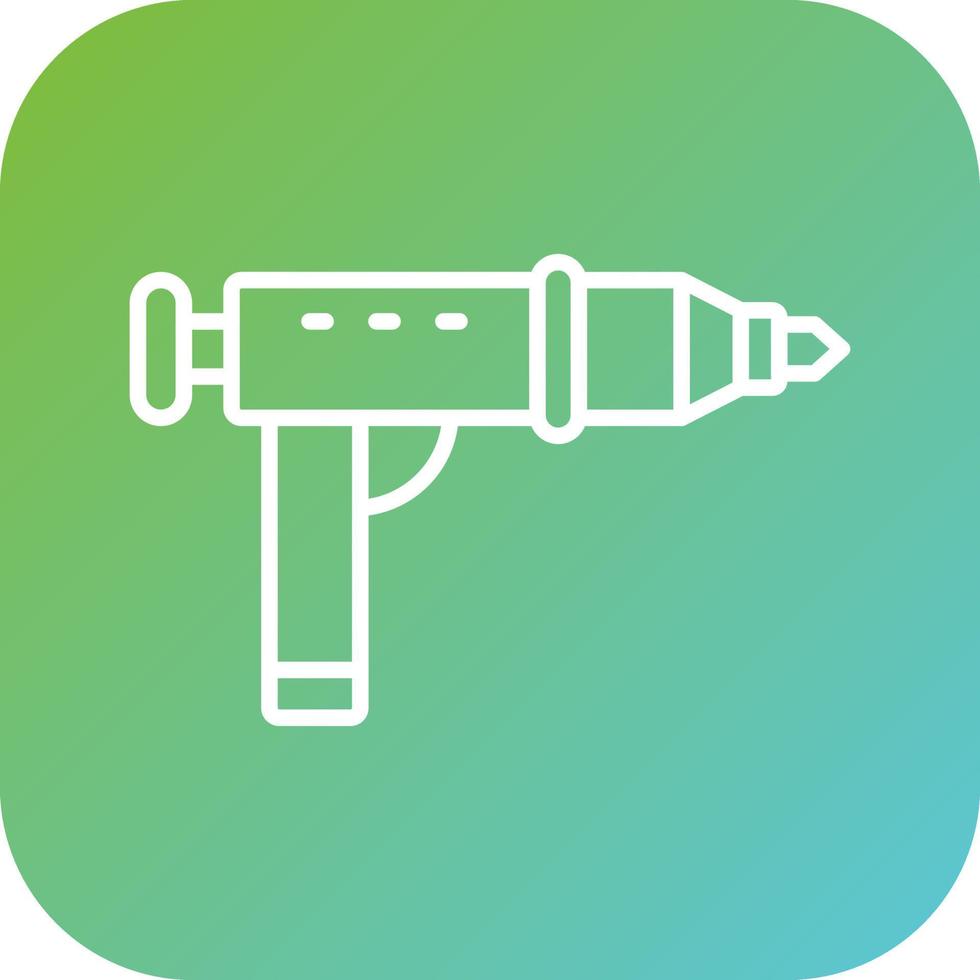 Foam Gun Vector Icon Style