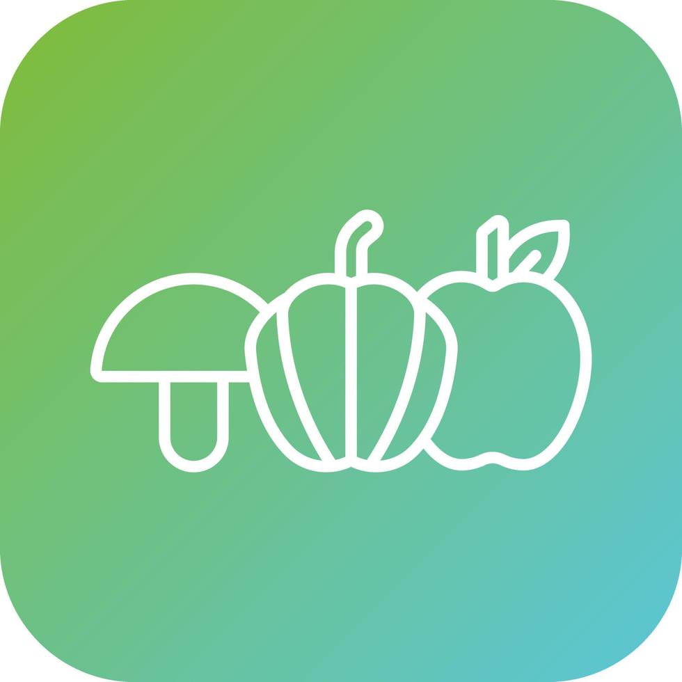 Fresh Ingredients Vector Icon Style