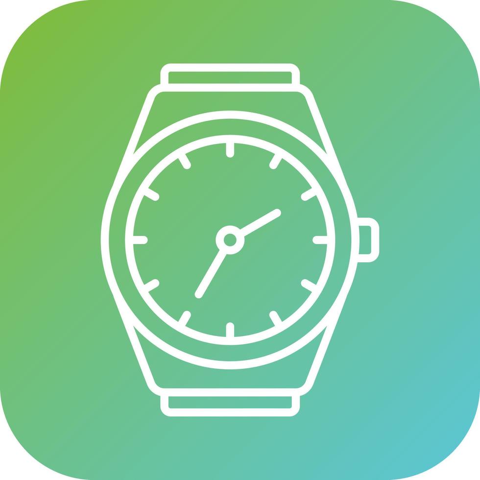 Wristwatch Vector Icon Style