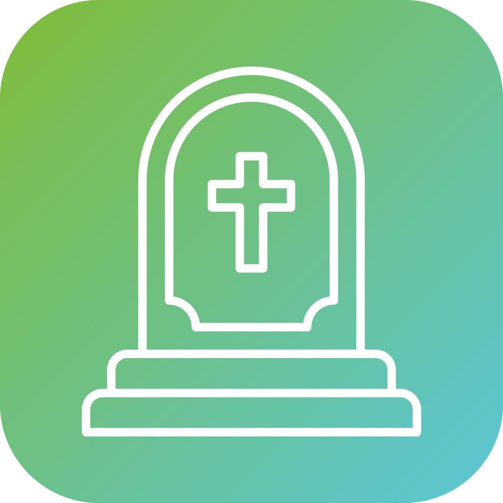 Tomb Vector Icon Style