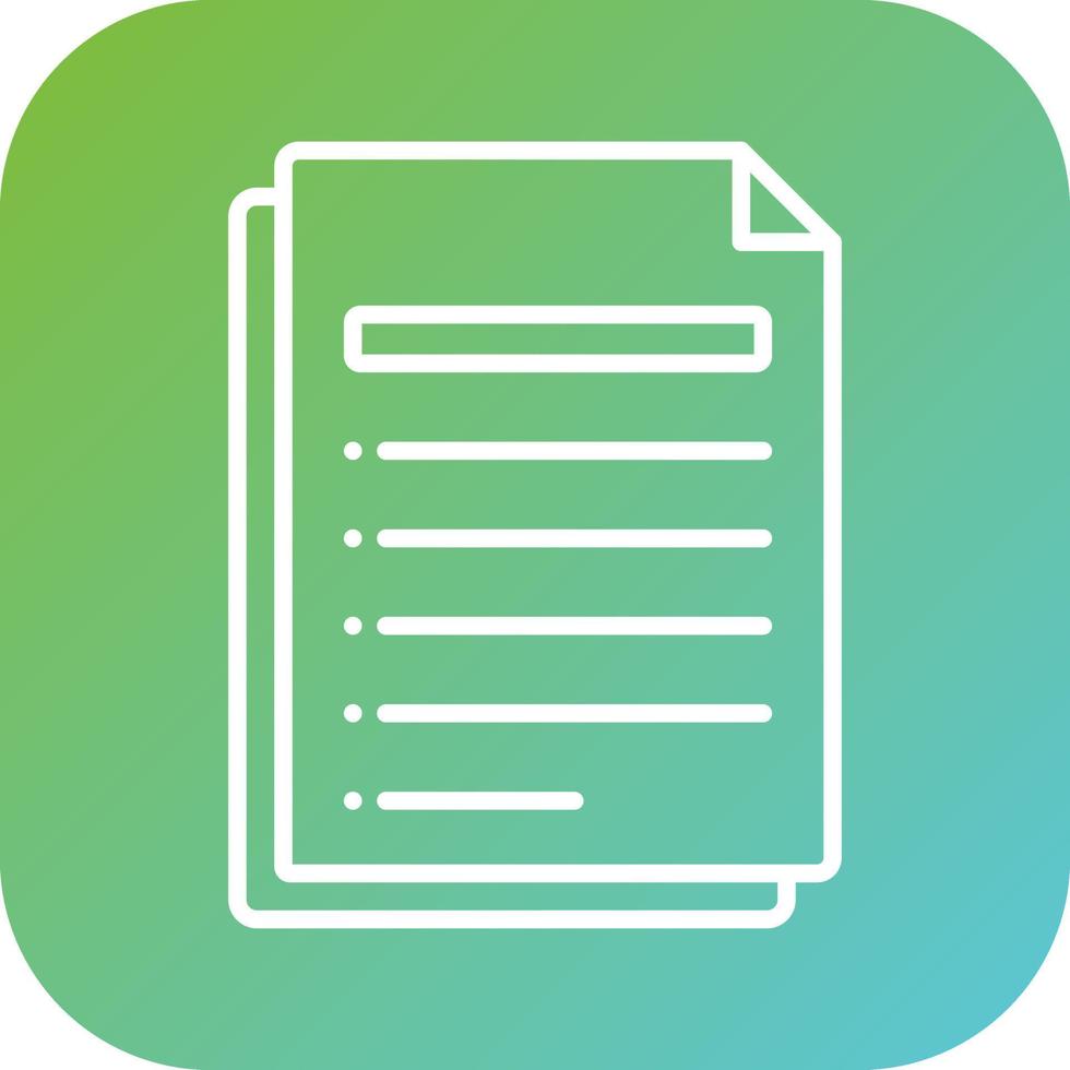 Essay Vector Icon Style